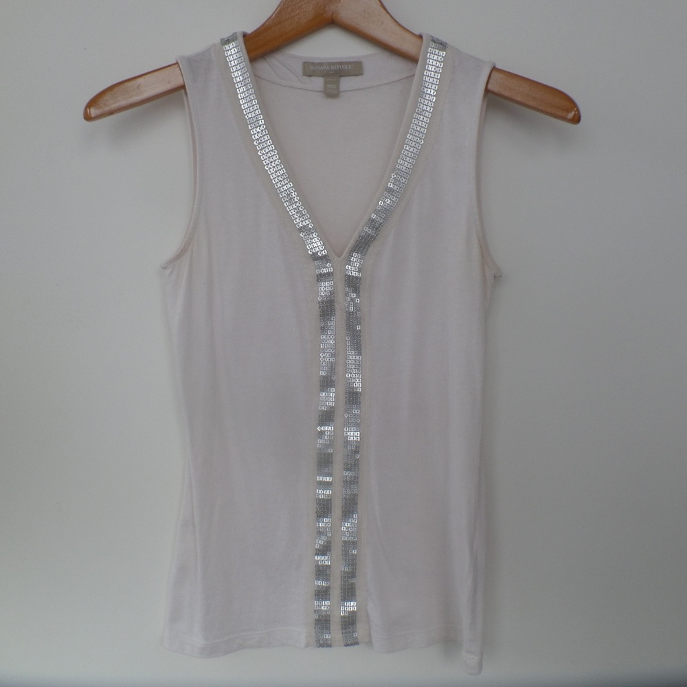 Banana Republic Petite XXS Sleeveless Blouse